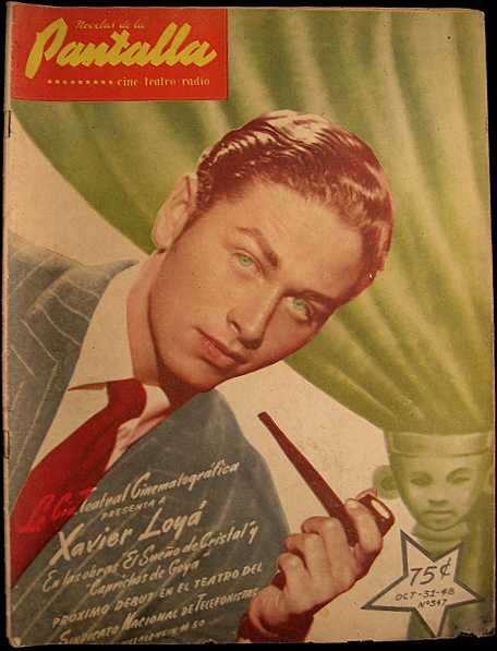 NOVELAS DE LA PANTALLA magazine side cover 31 October 1948