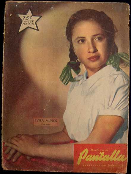 NOVELAS DE LA PANTALLA magazine side cover 9 February 1949