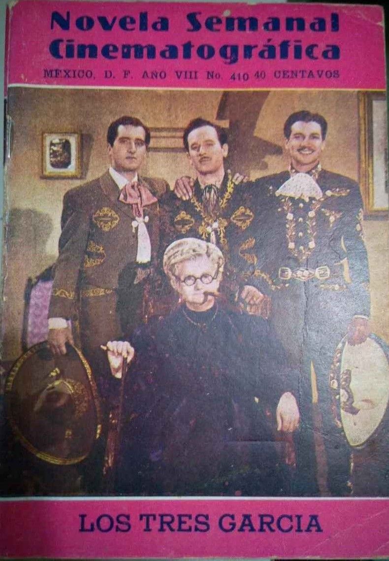 NOVELA SEMANAL CINEMATOGRAFICA magazine side cover Issue 410   1947