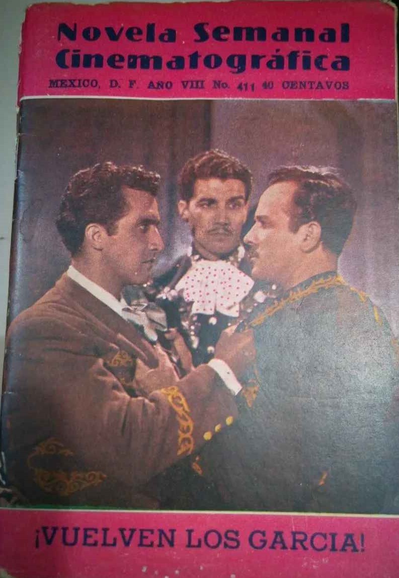 NOVELA SEMANAL CINEMATOGRAFICA magazine side cover Issue 411   1947