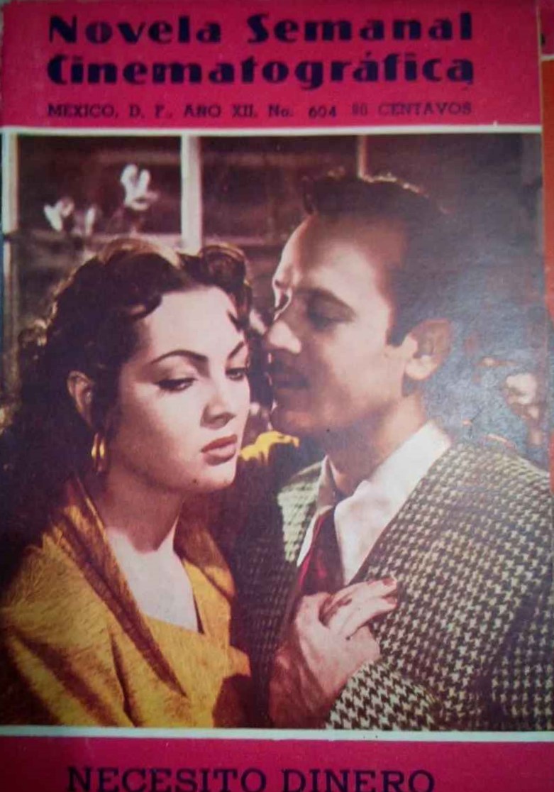 NOVELA SEMANAL CINEMATOGRAFICA magazine side cover Issue 604   1951