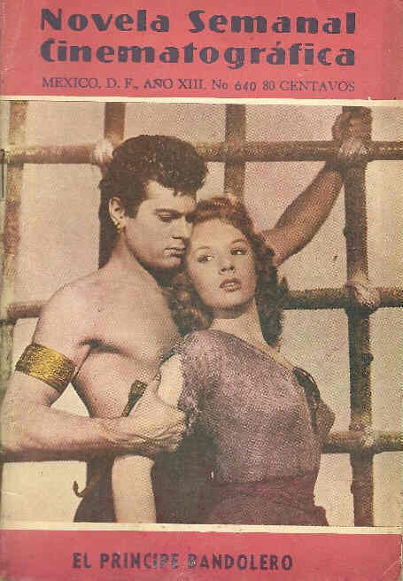 NOVELA SEMANAL CINEMATOGRAFICA magazine side cover Issue 640   1952
