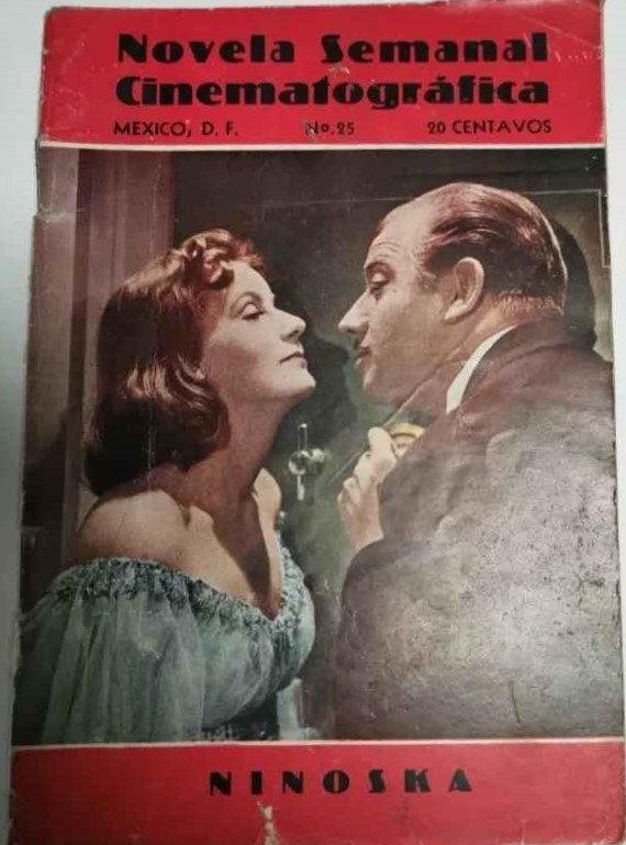 NOVELA SEMANAL CINEMATOGRAFICA magazine side cover Issue 25   1940