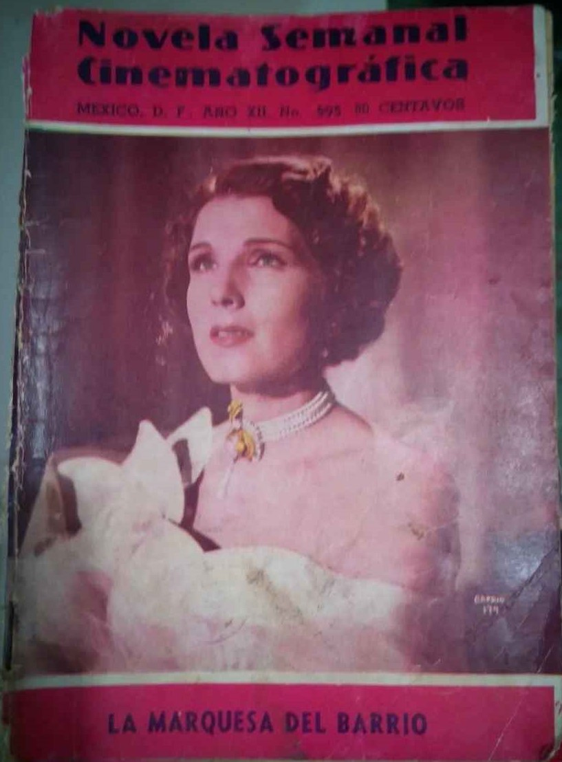 NOVELA SEMANAL CINEMATOGRAFICA magazine side cover Issue 595   1951