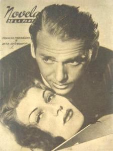NOVELAS DE LA PANTALLA magazine side cover  January 1941