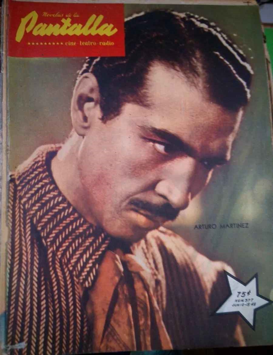 NOVELAS DE LA PANTALLA magazine side cover Issue 377 15 June 1949