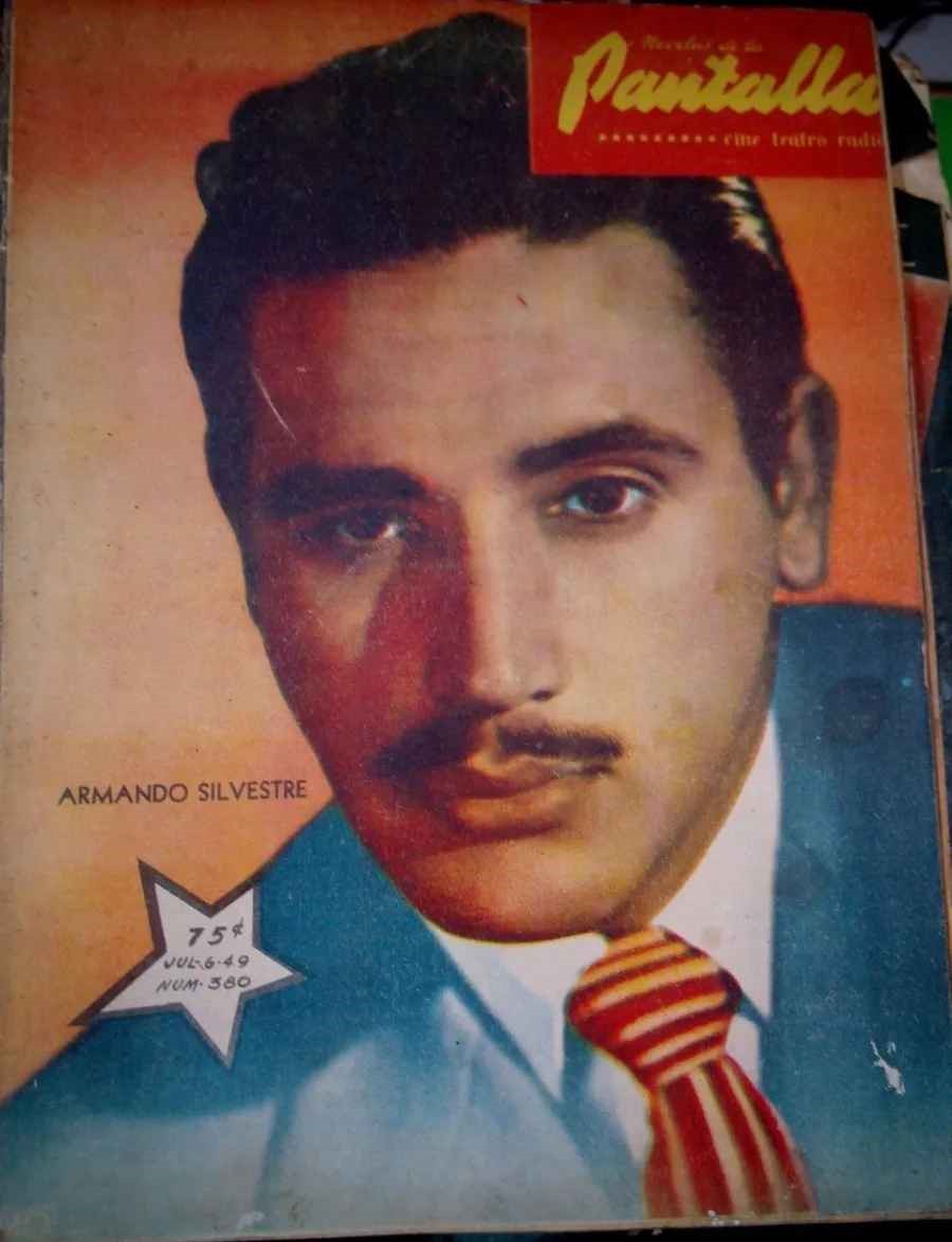 NOVELAS DE LA PANTALLA magazine side cover Issue 380 6 July 1949
