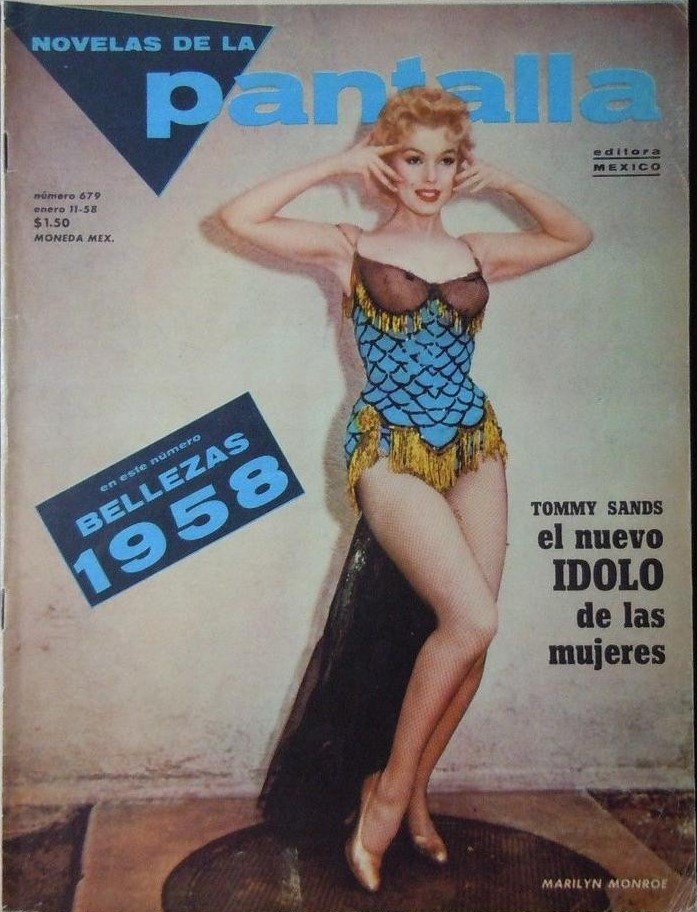 NOVELAS DE LA PANTALLA magazine side cover Issue 679 11 November 1958