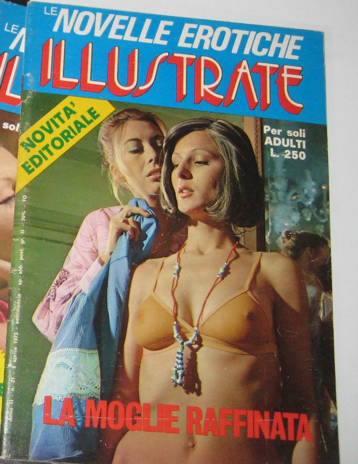 NOVELLE EROTISCHE ILLUSTRATE magazine side cover Issue 21 6 April 1973