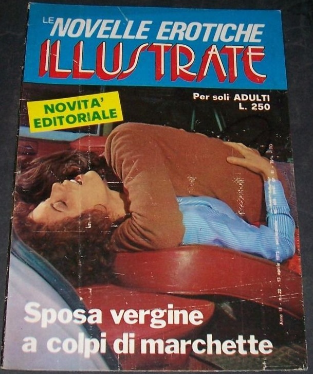 NOVELLE EROTISCHE ILLUSTRATE magazine side cover Issue 22 13 April 1973