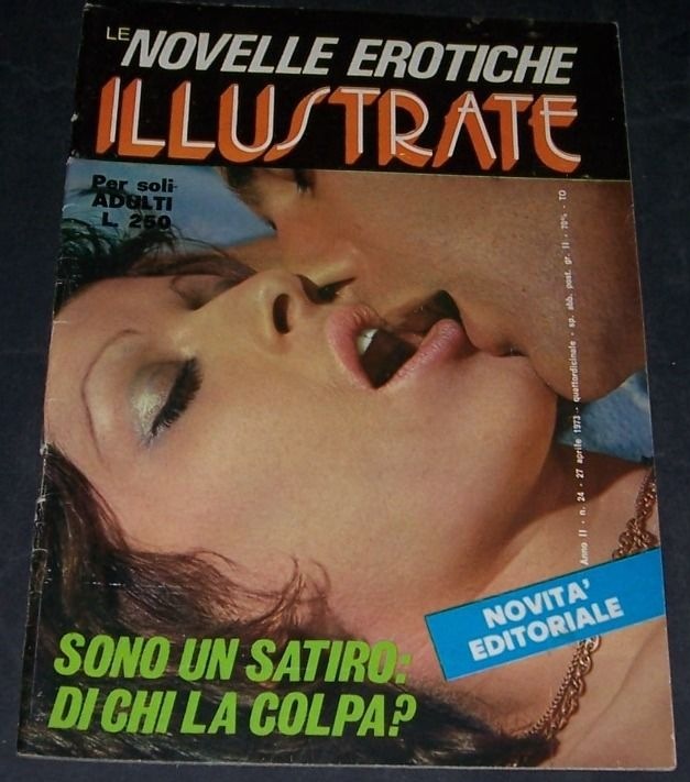 NOVELLE EROTISCHE ILLUSTRATE magazine side cover Issue 24 27 April 1973