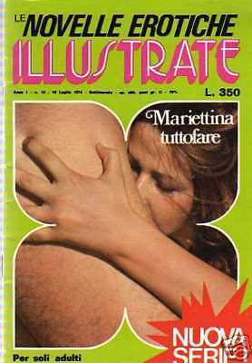 NOVELLE EROTISCHE ILLUSTRATE magazine side cover Issue 14 14 July 1974