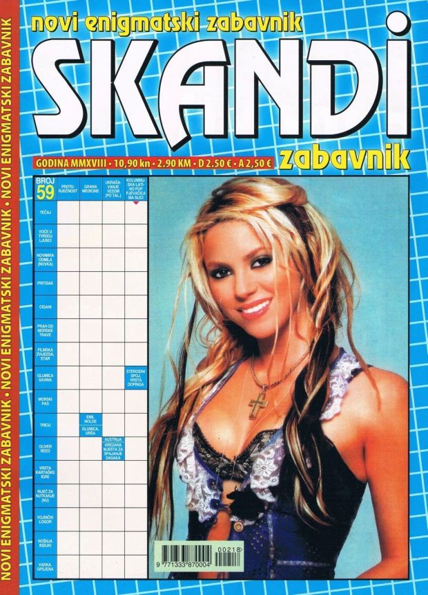 NOVI ENIGMATSKI SKANDI ZABAVNIK magazine side cover Issue 59   2018