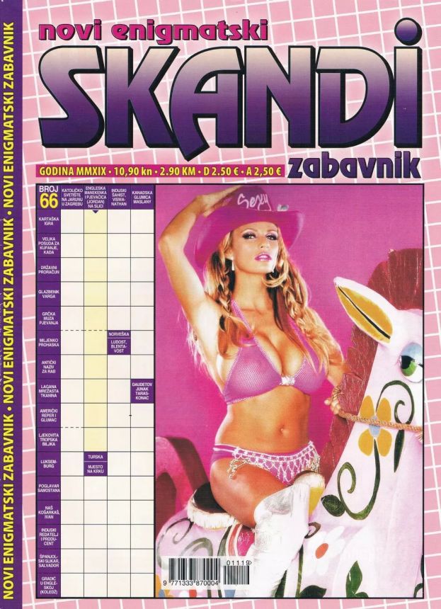 NOVI ENIGMATSKI SKANDI ZABAVNIK magazine side cover Issue 66   2019