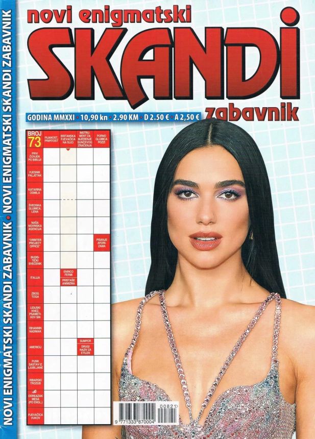 NOVI ENIGMATSKI SKANDI ZABAVNIK magazine side cover Issue 73   2021