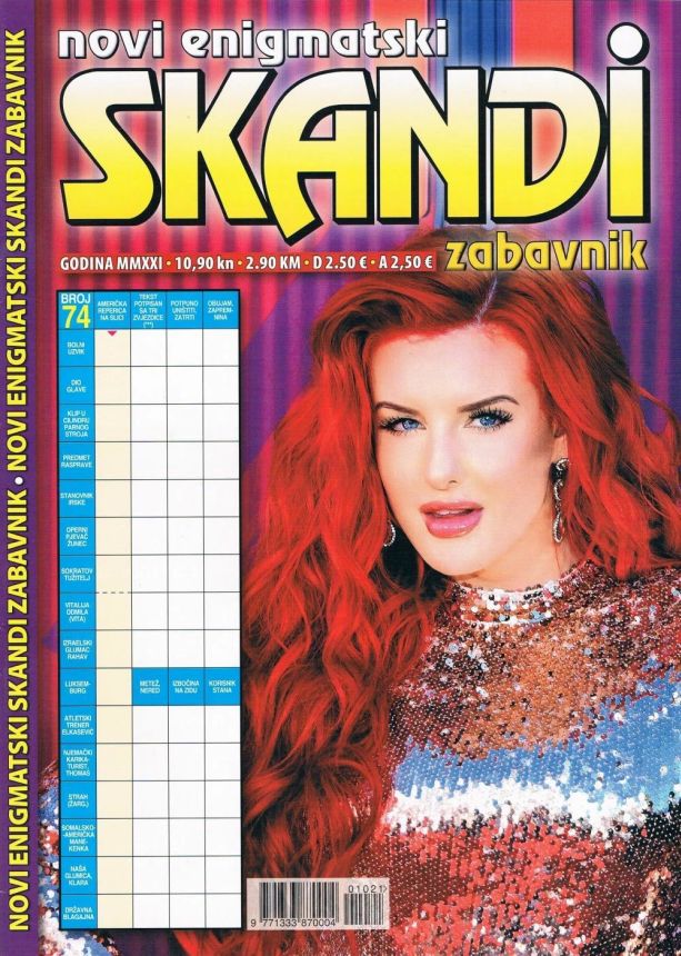 NOVI ENIGMATSKI SKANDI ZABAVNIK magazine side cover Issue 74   2021
