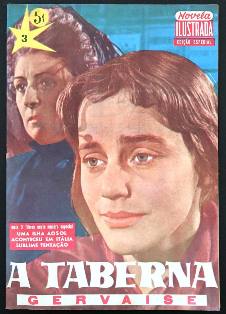 NOVELA ILUSTRADA magazine side cover Issue 3   1958