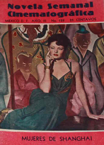 NOVELA SEMANAL CINEMATOGRAFICA magazine side cover Issue 128  1942