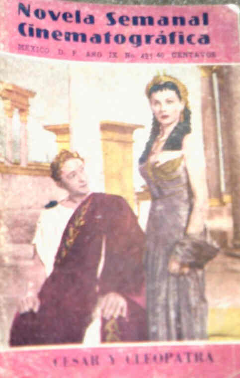NOVELA SEMANAL CINEMATOGRAFICA magazine side cover Issue 421  1947