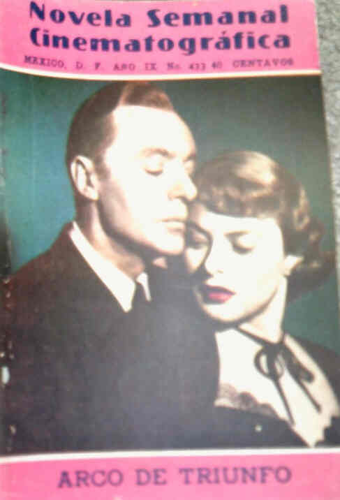 NOVELA SEMANAL CINEMATOGRAFICA magazine side cover Issue 433  1948