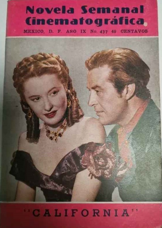 NOVELA SEMANAL CINEMATOGRAFICA magazine side cover Issue 437  1948