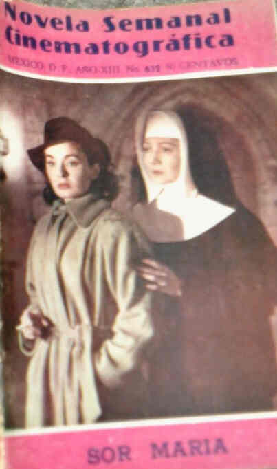 NOVELA SEMANAL CINEMATOGRAFICA magazine side cover Issue 632  1951