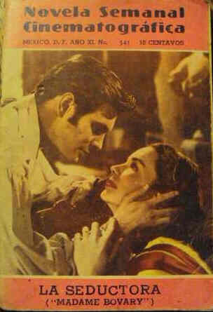 NOVELA SEMANAL CINEMATOGRAFICA magazine side cover Issue 541   1950