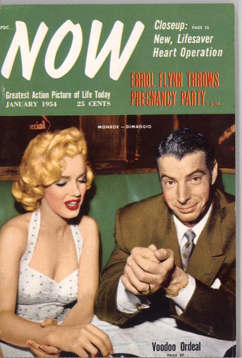 NOW magazine side cover  January 1954