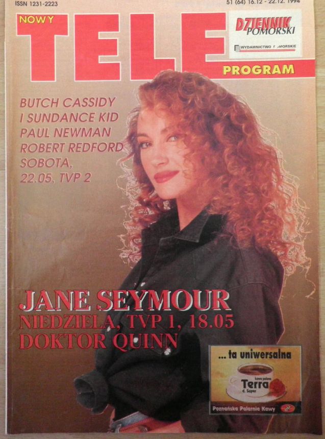 NOW Y TELE PROGRAM magazine side cover 16 December 1994