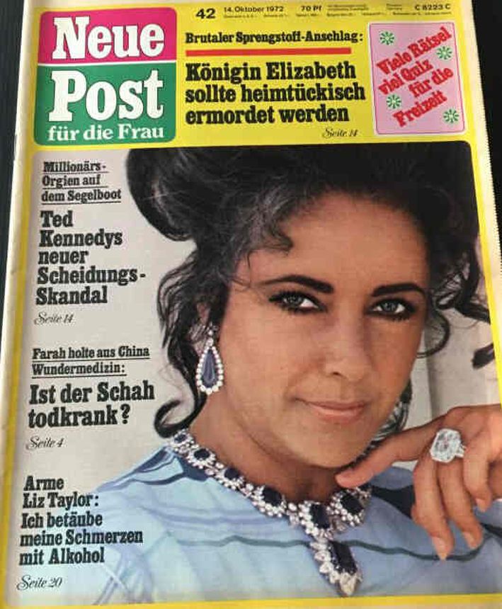 NEUE POST magazine side cover Issue 42 14 October 1972