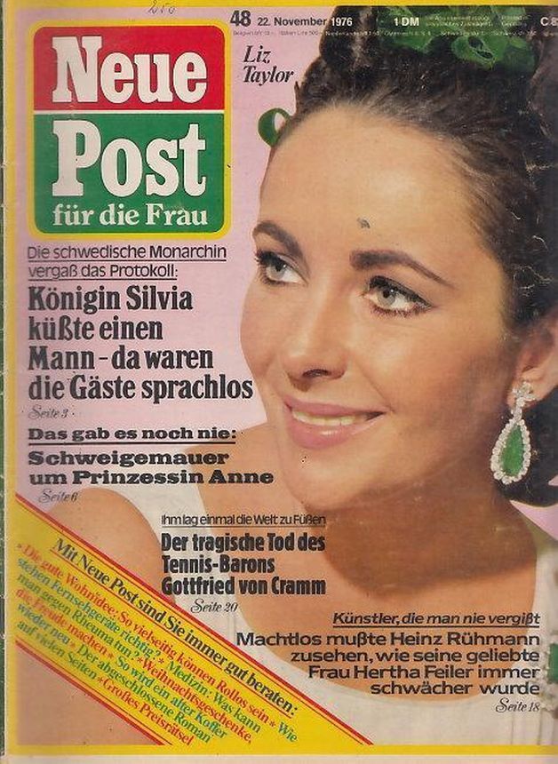 NEUE POST magazine side cover Issue 48 22 November 1976