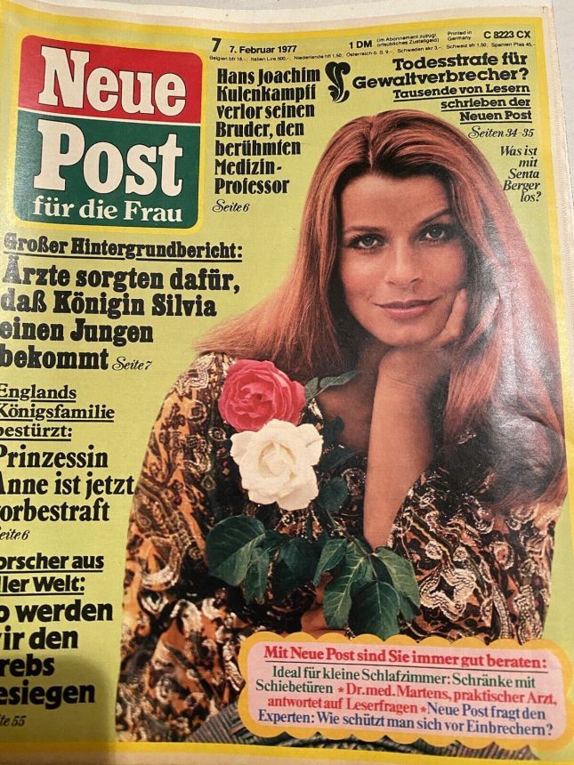 NEUE POST magazine side cover Issue 7 7 February 1977