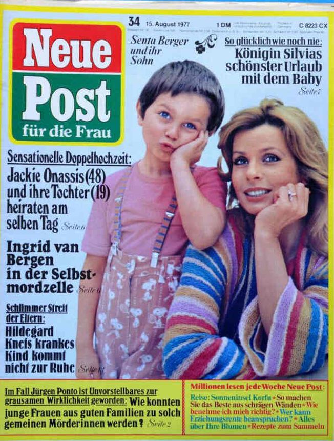NEUE POST magazine side cover Issue 34 15 August 1977