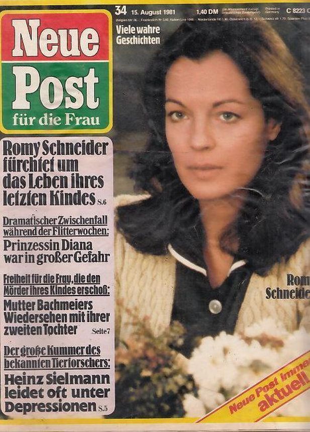 NEUE POST magazine side cover Issue 34 15 August 1981