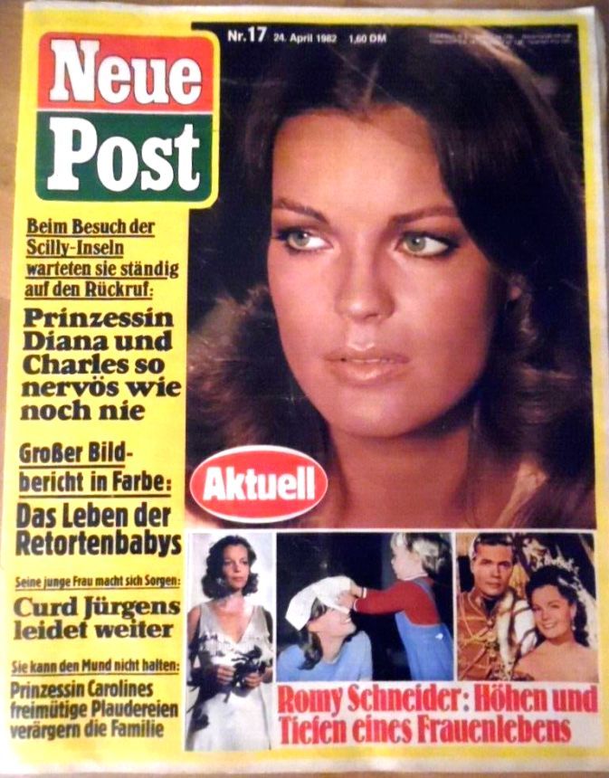 NEUE POST magazine side cover Issue 17 24 April 1982