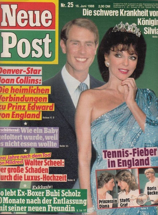 NEUE POST magazine side cover Issue 25 16 June 1988