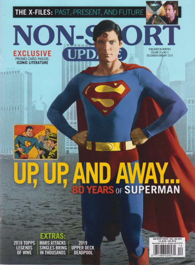 NON-SPORT UPDATE magazine side cover  December 2018/ January 2019 