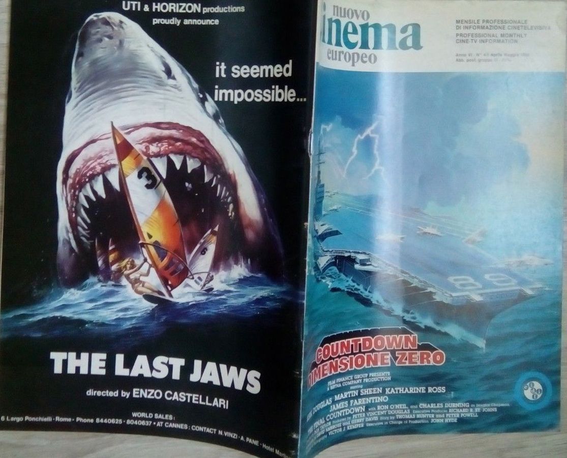NUOVO CINEMA EUROPEO magazine side cover  April/May 1980