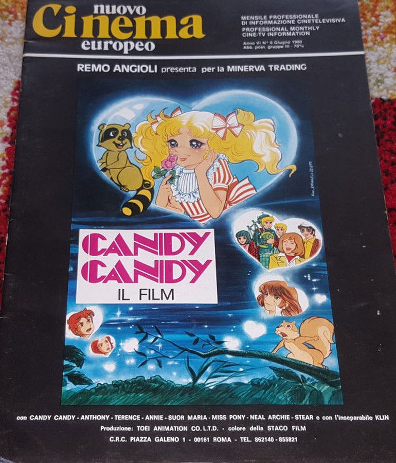 NUOVO CINEMA EUROPEO magazine side cover  June 1980