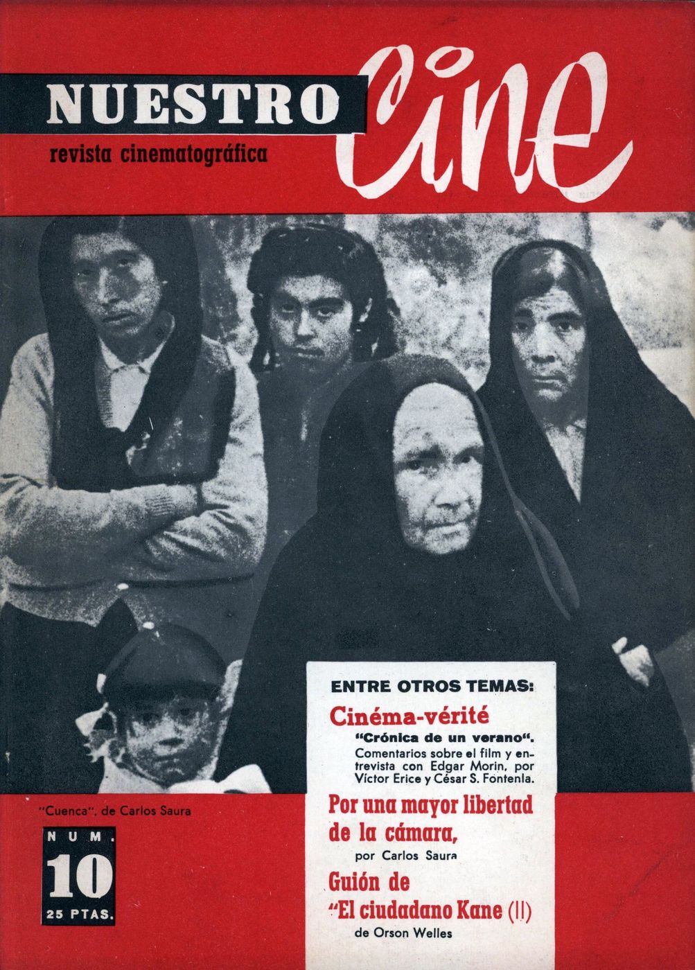 NUESTRO CINE magazine side cover Issue 10 April 1962