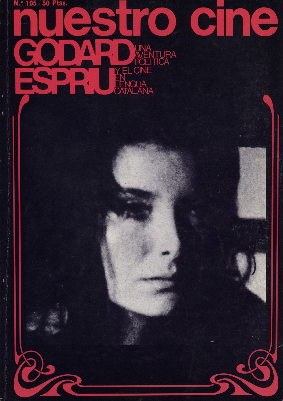 NUESTRO CINE magazine side cover Issue 105 January 1971