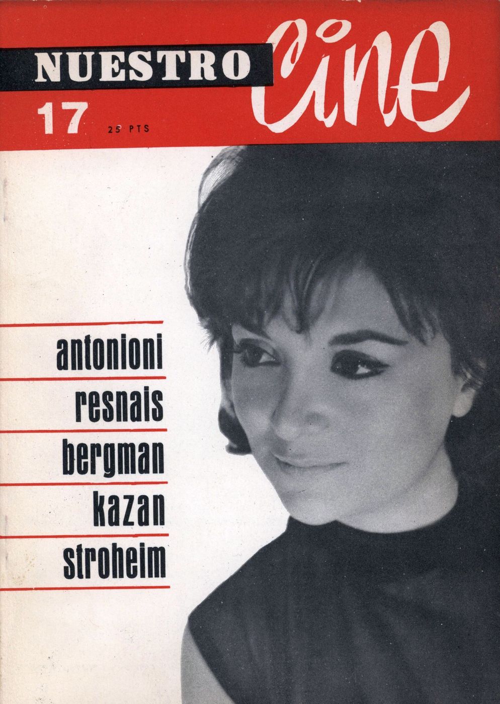 NUESTRO CINE magazine side cover Issue 17 February 1963