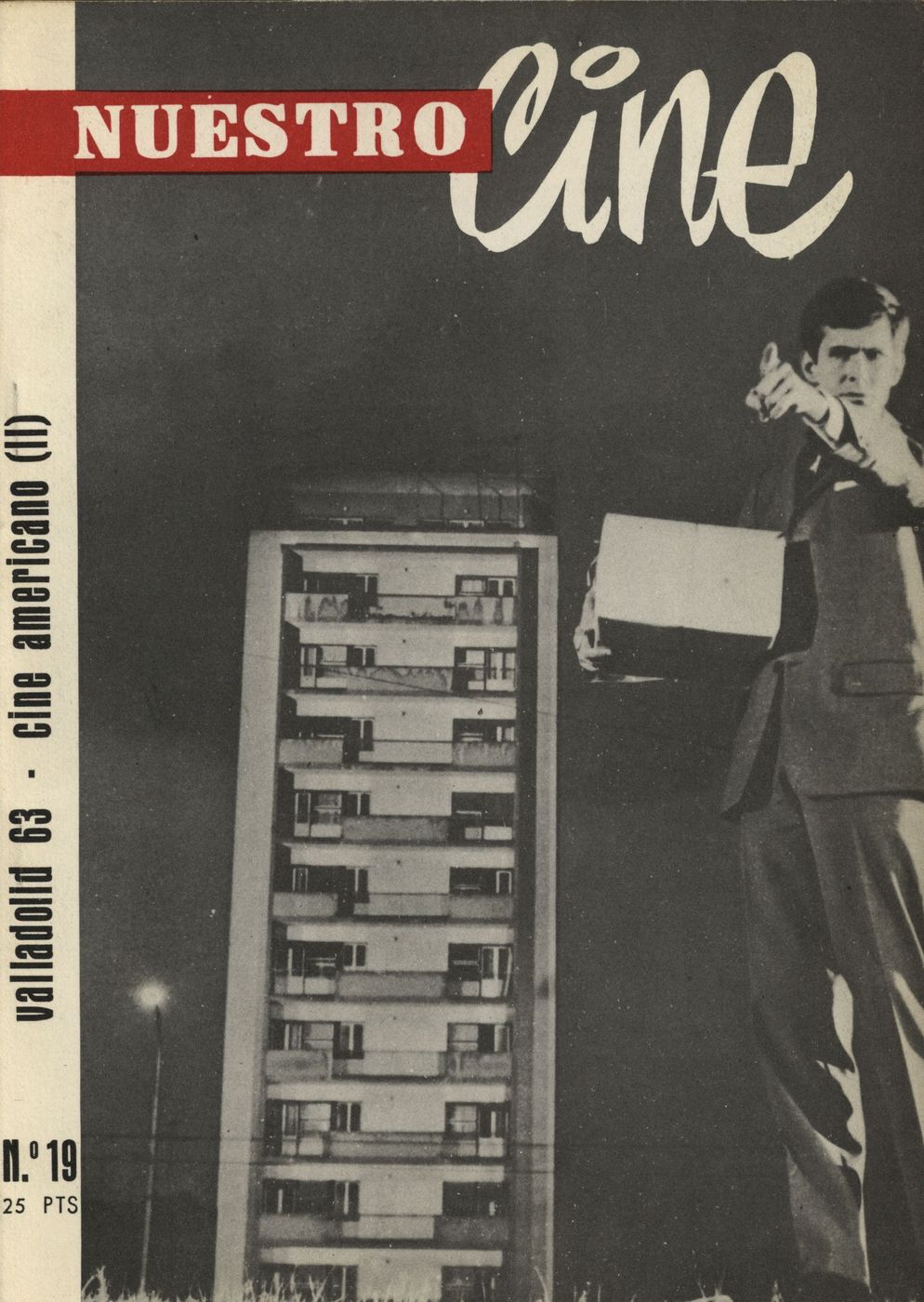 NUESTRO CINE magazine side cover Issue 19 April 1963