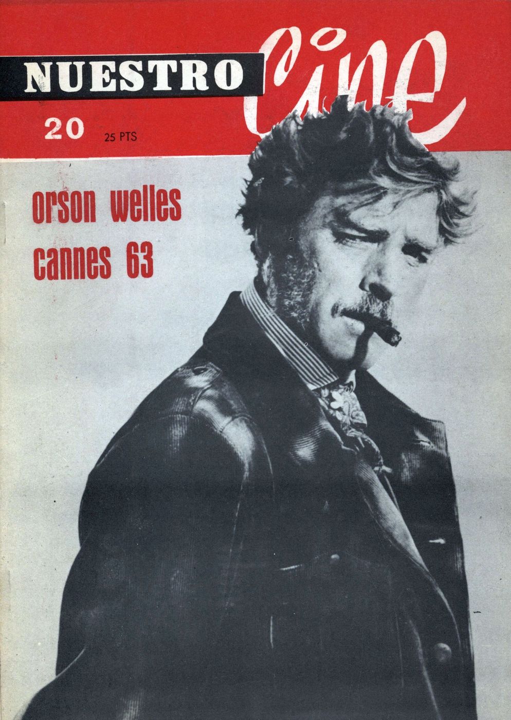 NUESTRO CINE magazine side cover Issue 20 May 1963