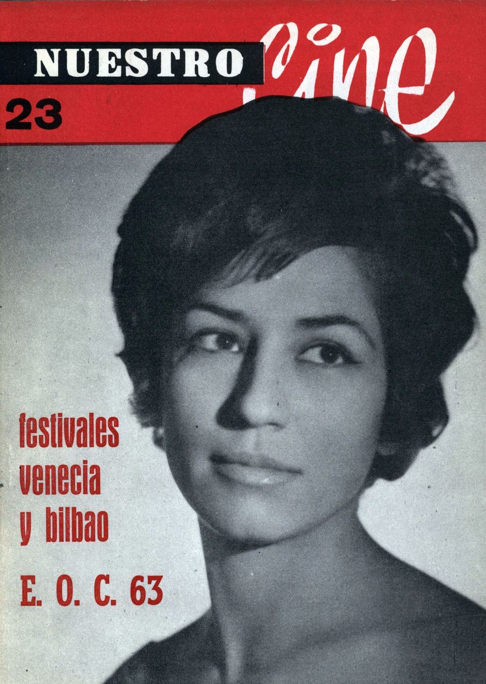 NUESTRO CINE magazine side cover Issue 23 October 1963