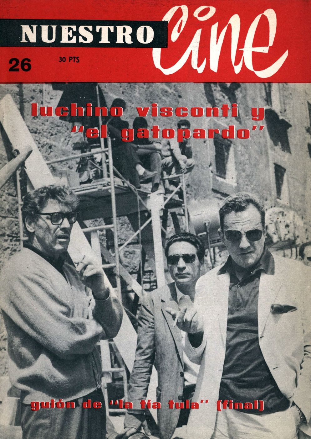 NUESTRO CINE magazine side cover Issue 26 January 1964