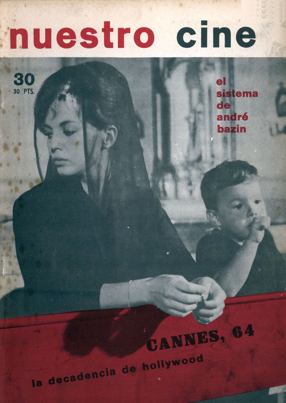 NUESTRO CINE magazine side cover Issue 30 June 1964