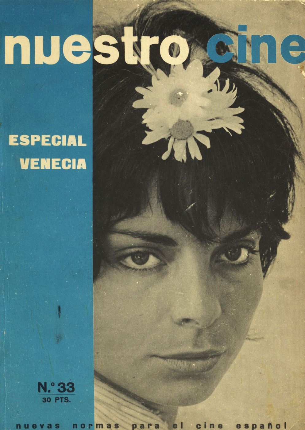 NUESTRO CINE magazine side cover Issue 33 September 1964