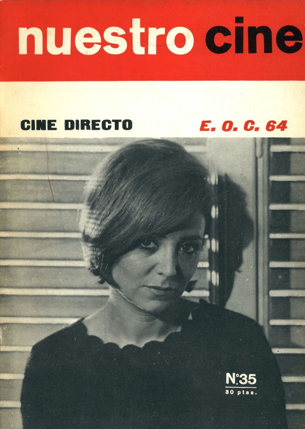 NUESTRO CINE magazine side cover Issue 35 November 1964