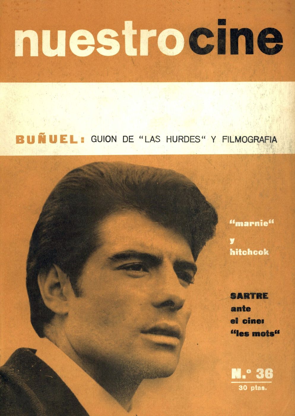 NUESTRO CINE magazine side cover Issue 36 December 1964